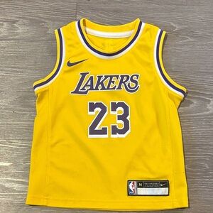 Nike Kids Lakers Gold Basketball Jersey